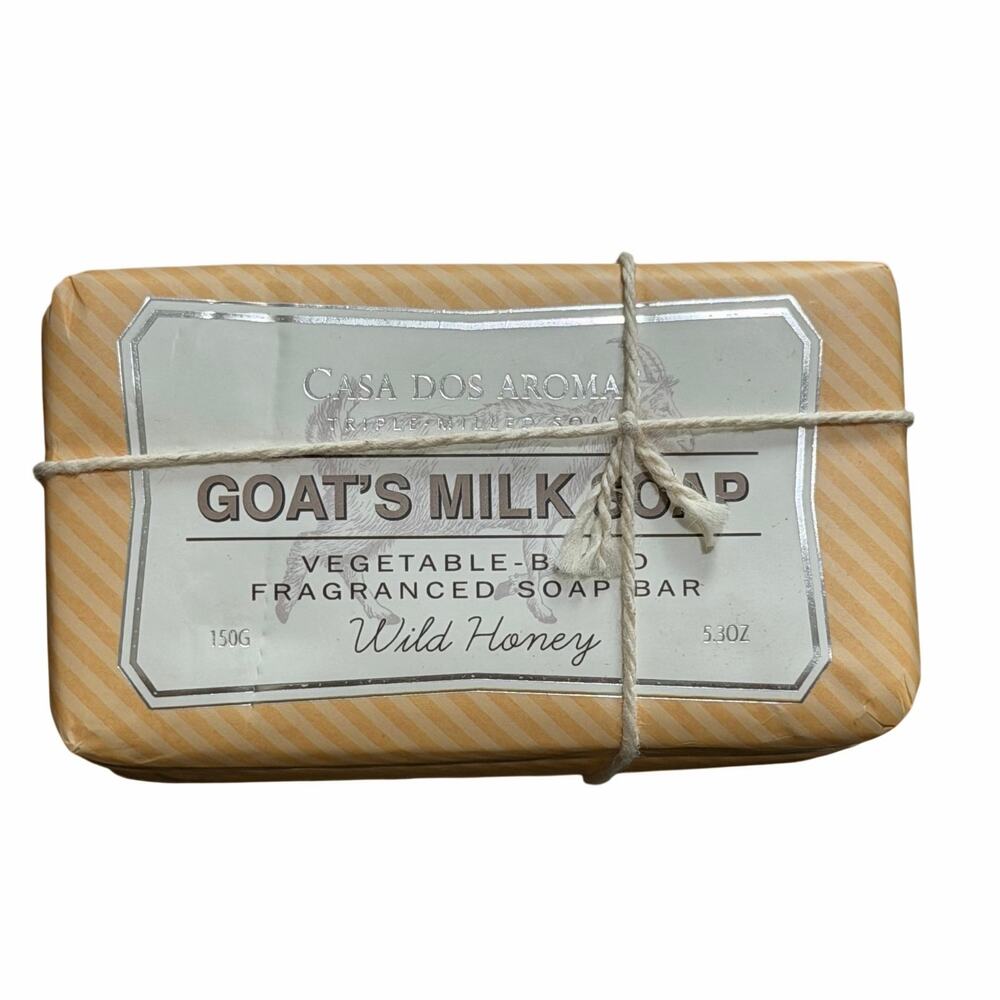 Casa Dos Aromas - Goats Milk Soap Wild Honey Vagetable Based 2 pack